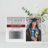 Benutzerdefiniertes Foto - Hintergrund Einladung (Stehend Vorderseite)