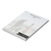 Benutzerdefiniertes Foto Hinweis aus der Mama von. Notizblock (Rotiert)