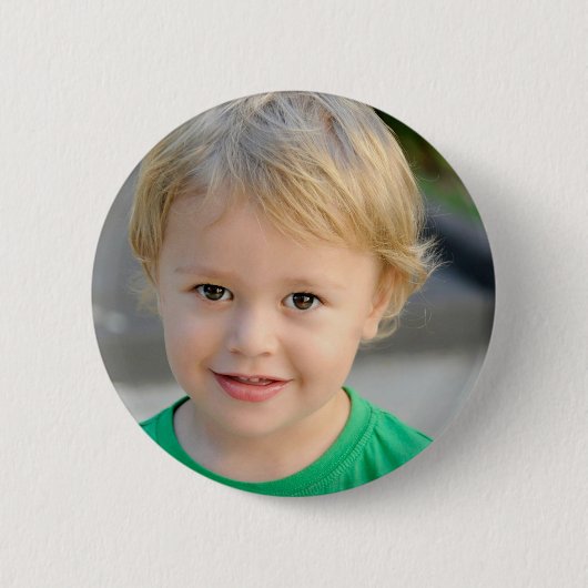 Benutzerdefiniertes Foto hinzufügen Personalisiert Button (Vorderseite)