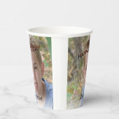 Benutzerdefiniertes Foto Hochladen 🎈 Monogramm Pappbecher (Rechts)