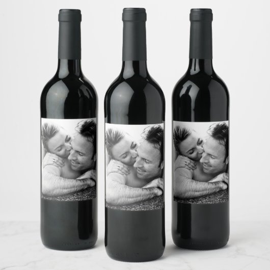 Benutzerdefiniertes Foto Hochladen von eigenen Cou Weinetikett (Flaschen)