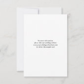 Benutzerdefiniertes Foto Hochzeit speichern Sie da Save The Date (Rückseite)