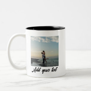 benutzerdefiniertes Foto Hochzeit Zweifarbige Tasse