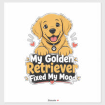 Benutzerdefiniertes Foto Hund Golden Retriever Hat