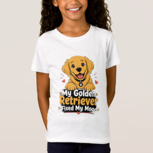 Benutzerdefiniertes Foto Hund Golden Retriever Hat T-Shirt