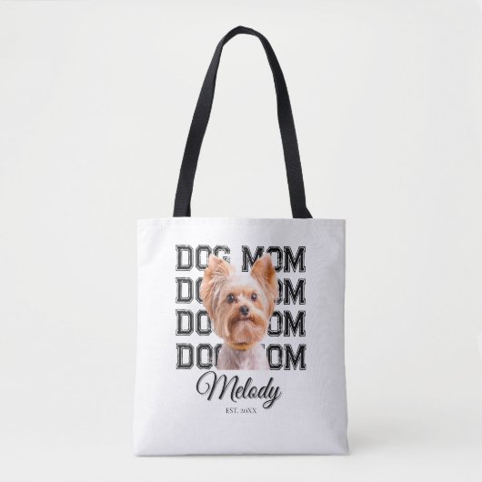 Benutzerdefiniertes Foto 'Hundemama'  Tasche (Vorderseite)