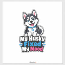 Benutzerdefiniertes Foto Husky Hund Husky Hat Mein