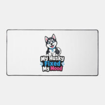 Benutzerdefiniertes Foto Husky Hund Husky Hat Mein