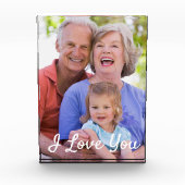 Benutzerdefiniertes Foto I Liebe, das Sie Skript (Vorderseite)