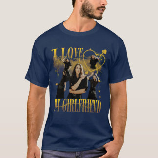 Benutzerdefiniertes Foto Ich Liebe Meine Freundin  T-Shirt