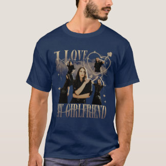 Benutzerdefiniertes Foto Ich Liebe Meine Freundin  T-Shirt