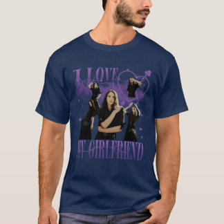 Benutzerdefiniertes Foto Ich Liebe Meine Freundin  T-Shirt