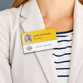 Benutzerdefiniertes Foto-ID-Logo Magnetic Large Ye Namenschild