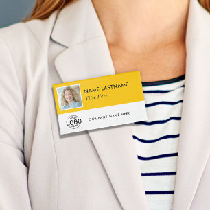 Benutzerdefiniertes Foto-ID-Logo Magnetic Large Ye Namenschild