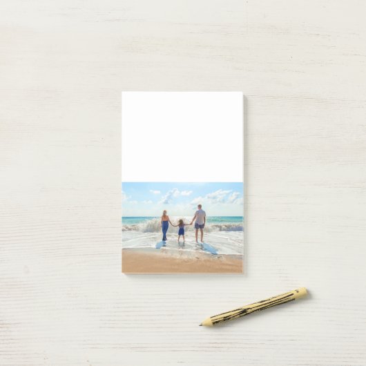 Benutzerdefiniertes Foto - Ihr eigenes Design Post-it Klebezettel (Auf Schreibtisch)