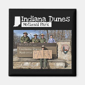 Benutzerdefiniertes Foto - Indiana Dunes Nationalp Magnet (Vorne)