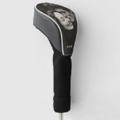 Benutzerdefiniertes Foto-Initialen-Herz-Monogramm- Golf Headcover (angewinkelt)