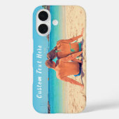 Benutzerdefiniertes Foto iPhone-Gehäuse mit Text Case-Mate iPhone Hülle (Rückseite)