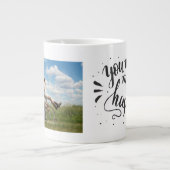 Benutzerdefiniertes Foto Jumbo-Tasse (Vorderseite)