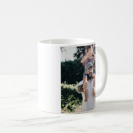 Benutzerdefiniertes Foto Kaffeetasse (VorderseiteRechts)