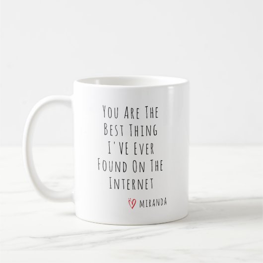 Benutzerdefiniertes Foto Kaffeetasse (Links)