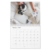Benutzerdefiniertes Foto Kalender Firmenlogo Bearb (Feb 2027)
