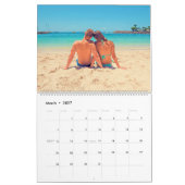 Benutzerdefiniertes Foto-Kalender-Geschenk mit Tex Kalender (Mär 2027)