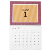 Benutzerdefiniertes Foto-Kalendervorlage Kalender (Jan 2027)