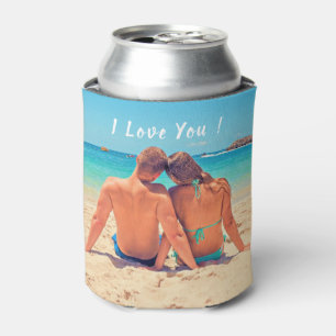 Benutzerdefiniertes Foto kann das Design der Liebe Dosenkühler