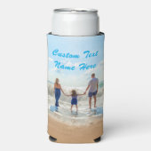 Benutzerdefiniertes Foto kann Fotos und Textnamen Selters Dosenkühler (Seltzer Vorderseite)