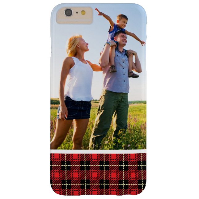 Benutzerdefiniertes Foto Karierter Hintergrund Case-Mate iPhone Hülle (Rückseite)