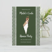 Benutzerdefiniertes Foto Karte Palästina Green Hen (Stehend Vorderseite)