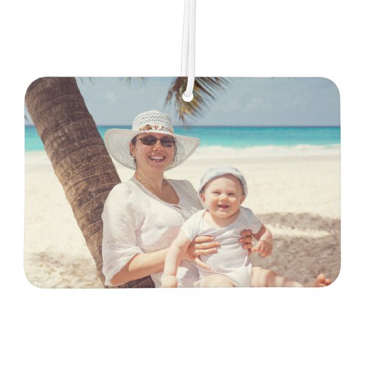 Benutzerdefiniertes Foto Keepake-Erinnerungen-Gesc Autolufterfrischer (Rückseite)