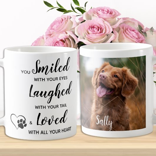 Benutzerdefiniertes Foto Keepake Pet Hund Memorial Kaffeetasse