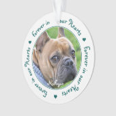 Benutzerdefiniertes Foto Keepake Pet Memorial Ornament (Vorderseite)