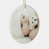 Benutzerdefiniertes Foto Keramik Ornament (Rechts)