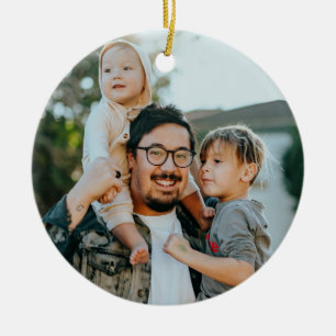 Benutzerdefiniertes Foto Keramik Ornament
