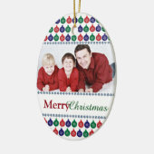 Benutzerdefiniertes Foto Keramik Ornament (Links)