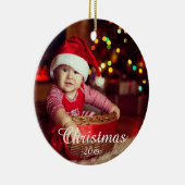 Benutzerdefiniertes Foto Keramik Ornament (Rechts)