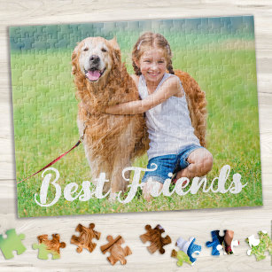 Benutzerdefiniertes Foto Kinder Hunde Beste Freund Puzzle