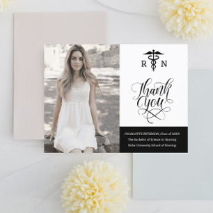 Benutzerdefiniertes Foto Krankenschwester Abschlus Postkarte