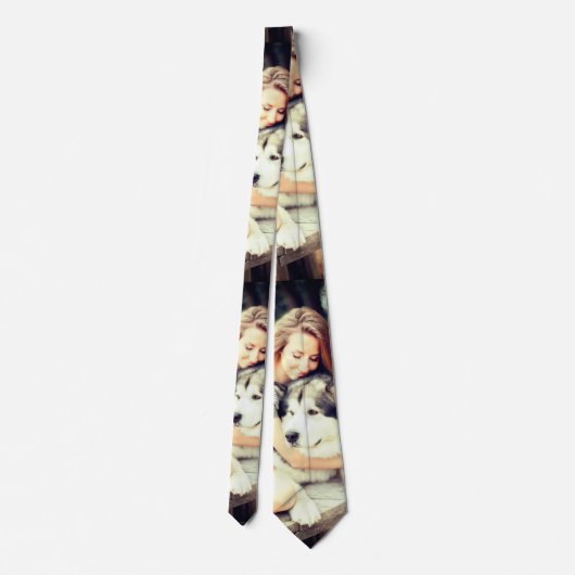 Benutzerdefiniertes Foto Krawatte (Rückseite)