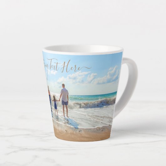 Benutzerdefiniertes Foto Latte Tasse Geschenk mit (Rechte Ecke)