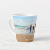 Benutzerdefiniertes Foto Latte Tasse Ihre Fotos un (Linke Ecke)