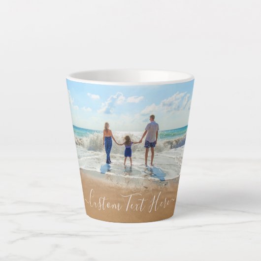 Benutzerdefiniertes Foto Latte Tasse mit Ihren Fot (Vorderseite)
