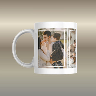 Benutzerdefiniertes Foto-Layout für Familienmoment Kaffeetasse