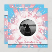 Benutzerdefiniertes Foto LGBT Transgender Valentin Feiertagskarte (Vorne/Hinten)