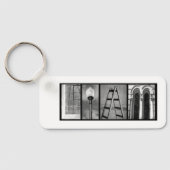 Benutzerdefiniertes Foto "Liam" Schlüsselanhänger (Rückseite)