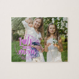 Benutzerdefiniertes Foto | Liebe Sie Mama Jigsaw P Puzzle
