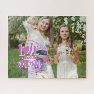 Benutzerdefiniertes Foto Liebe Sie Mama Jigsaw P Puzzle